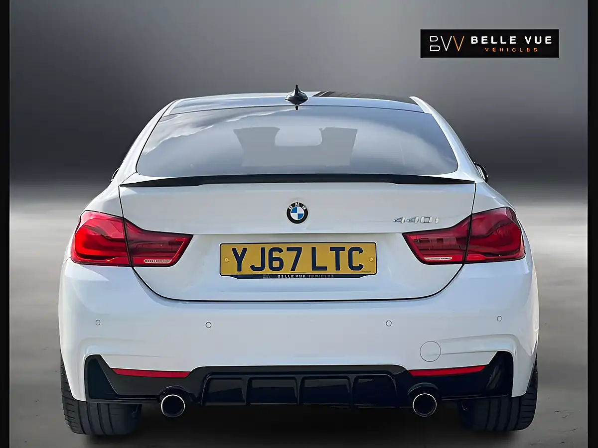 Used 2018 BMW 4 Series Gran Coupe M Sport Alpine White - Interior and Exterior details 6