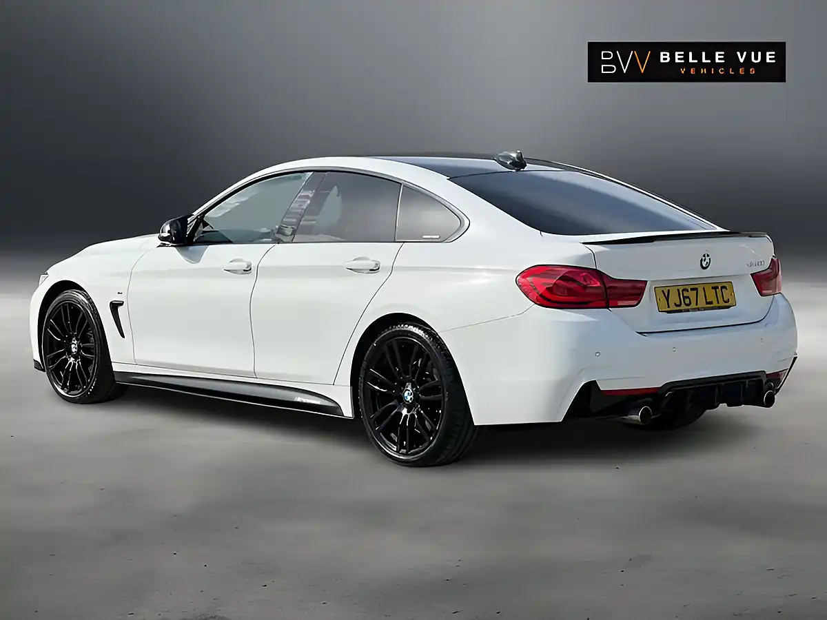 Used 2018 BMW 4 Series Gran Coupe M Sport Alpine White - Interior and Exterior details 9