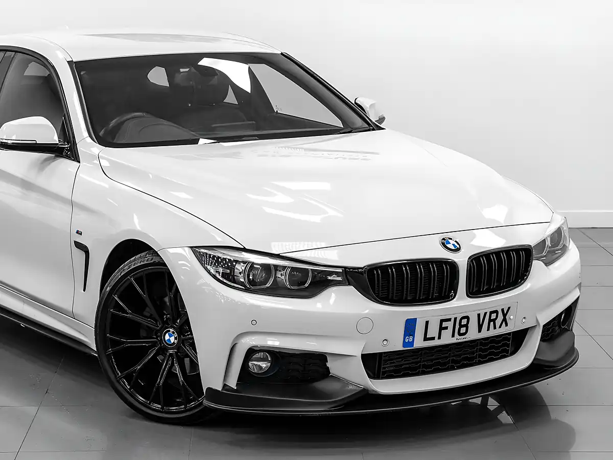 Used 2018 BMW 4 Series Gran Coupe M Sport Alpine White - Interior and Exterior details 10
