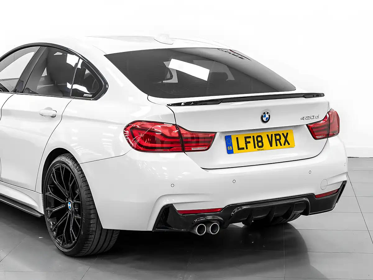 Used 2018 BMW 4 Series Gran Coupe M Sport Alpine White - Interior and Exterior details 11
