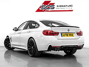 Used 2018 BMW 4 Series Gran Coupe M Sport Alpine White - Interior and Exterior details 4