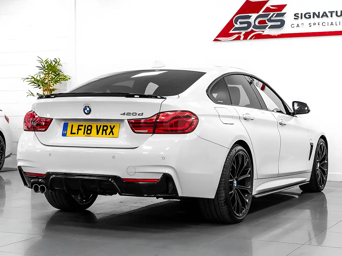 Used 2018 BMW 4 Series Gran Coupe M Sport Alpine White - Interior and Exterior details 5