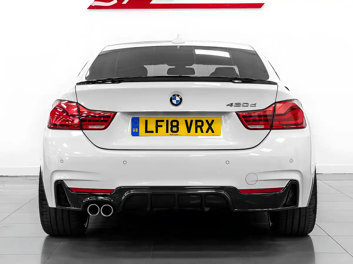 Used 2018 BMW 4 Series Gran Coupe M Sport Alpine White - Interior and Exterior details 7