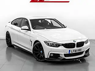 Used 2018 BMW 4 Series Gran Coupe M Sport Alpine White - Interior and Exterior details 8