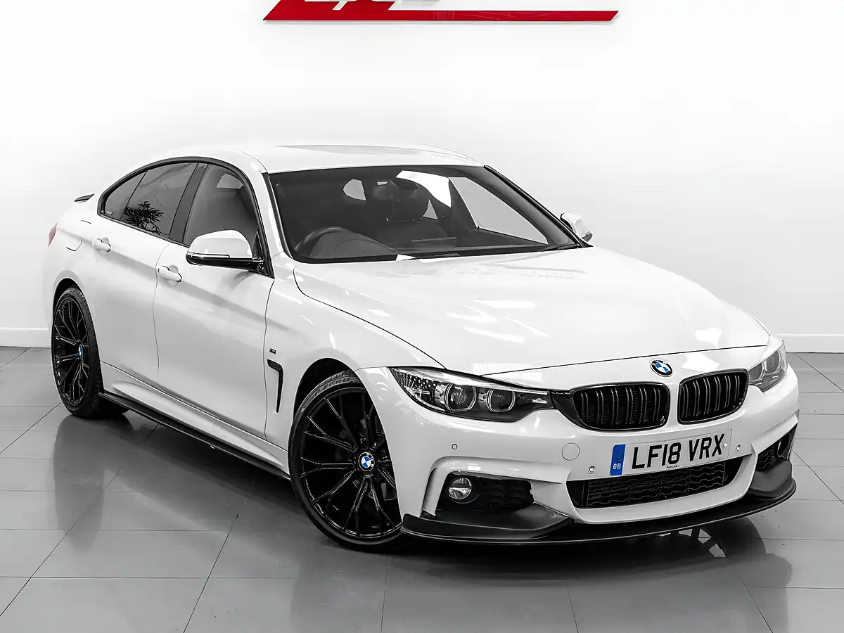 Used 2018 BMW 4 Series Gran Coupe M Sport Alpine White - Interior and Exterior details 8