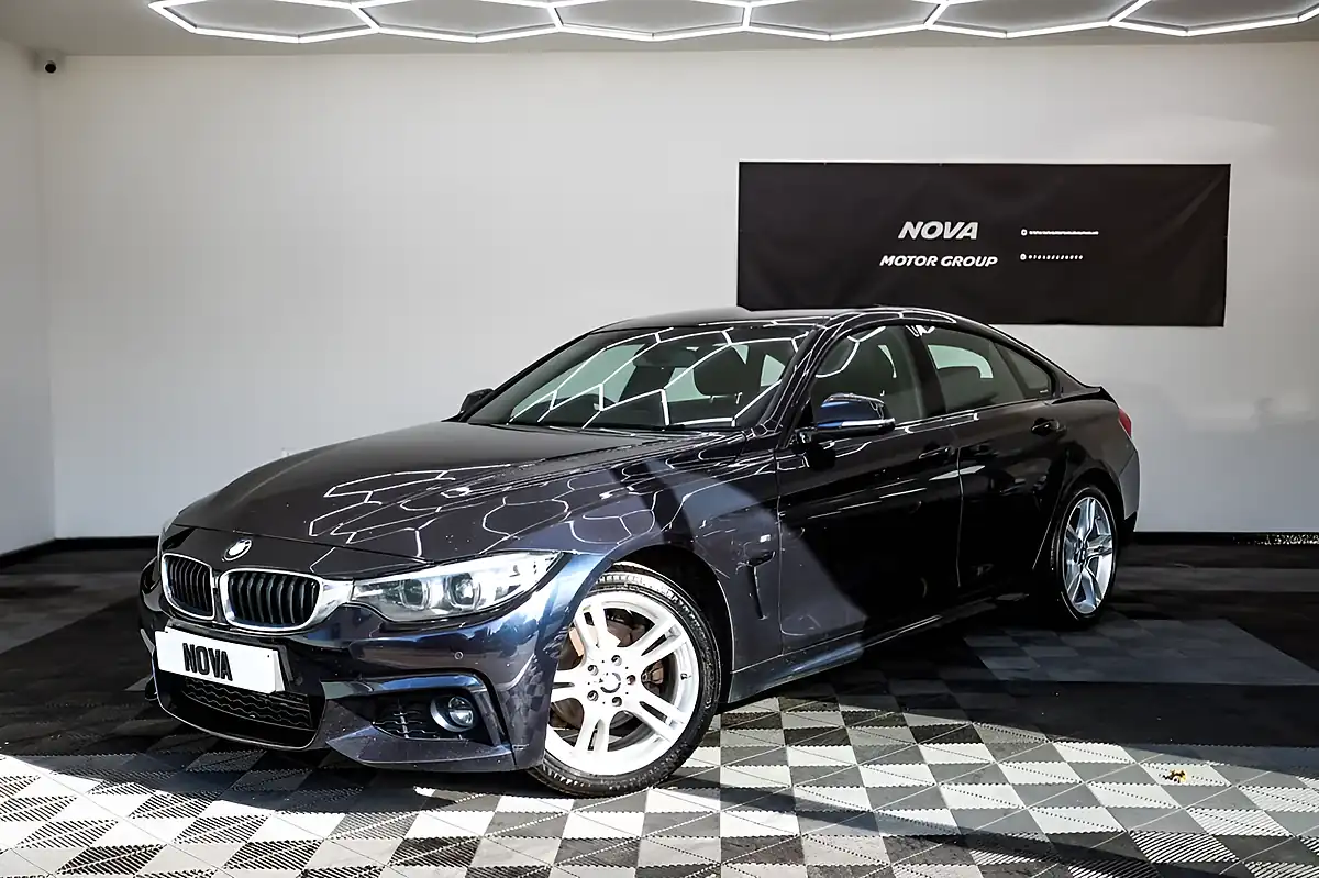 Used 2018 BMW 4 Series Gran Coupe M Sport Black/Blue - Interior and Exterior details 2