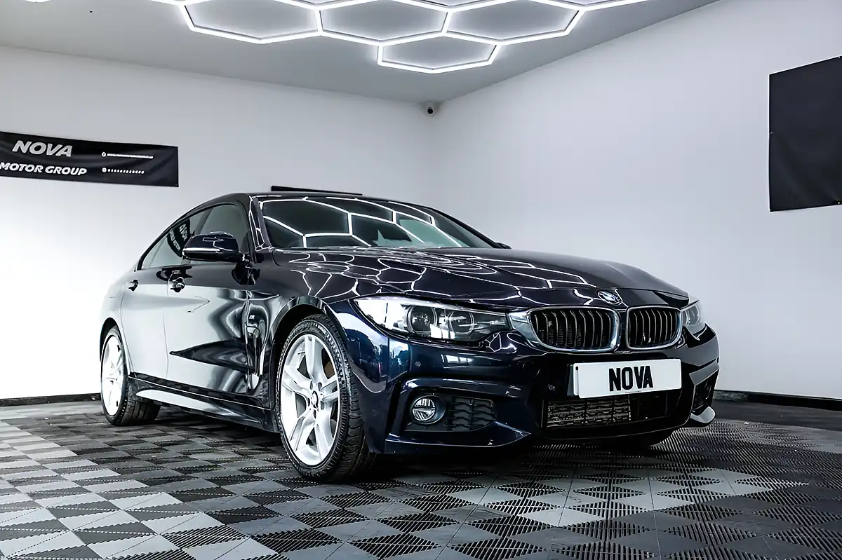 Used 2018 BMW 4 Series Gran Coupe M Sport Black/Blue - Interior and Exterior details 3