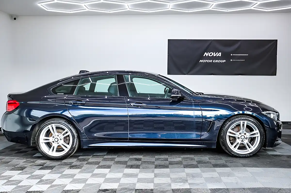Used 2018 BMW 4 Series Gran Coupe M Sport Black/Blue - Interior and Exterior details 5