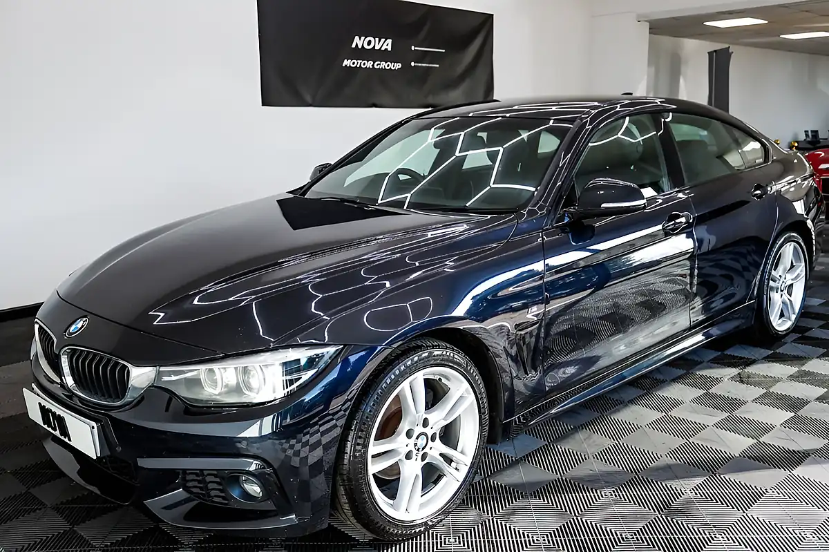 Used 2018 BMW 4 Series Gran Coupe M Sport Black/Blue - Interior and Exterior details 7