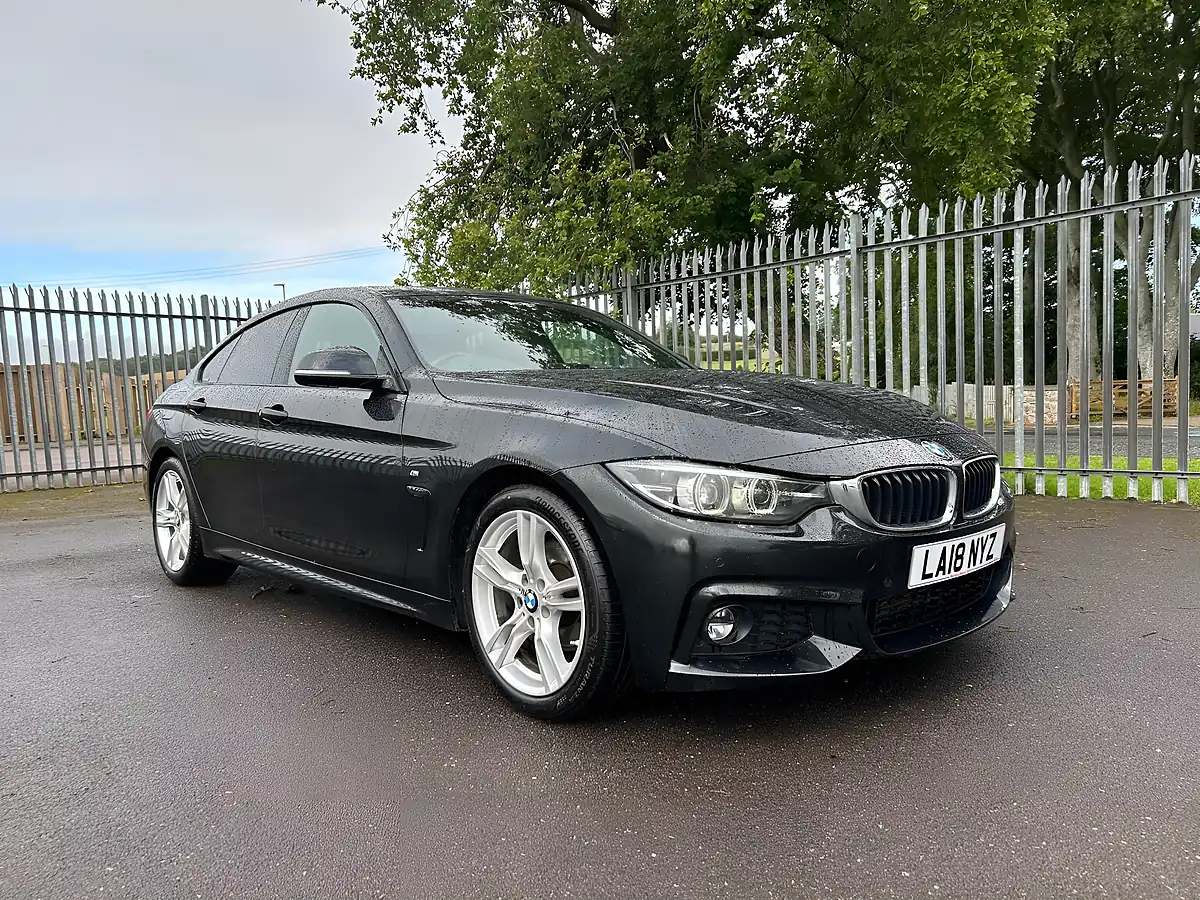 Used 2018 BMW 4 Series Gran Coupe M Sport Black - Front View