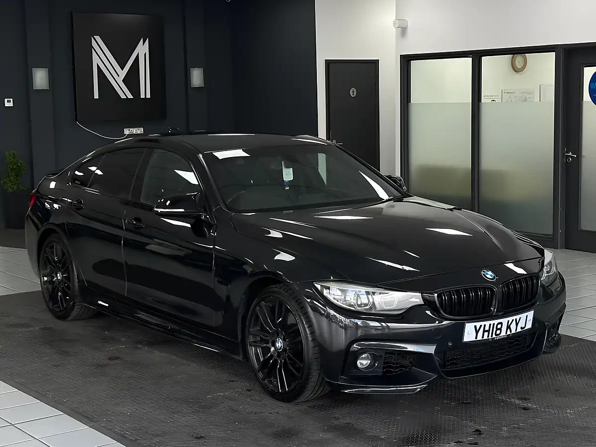 Used 2018 BMW 4 Series Gran Coupe M Sport Black - Interior and Exterior details 2
