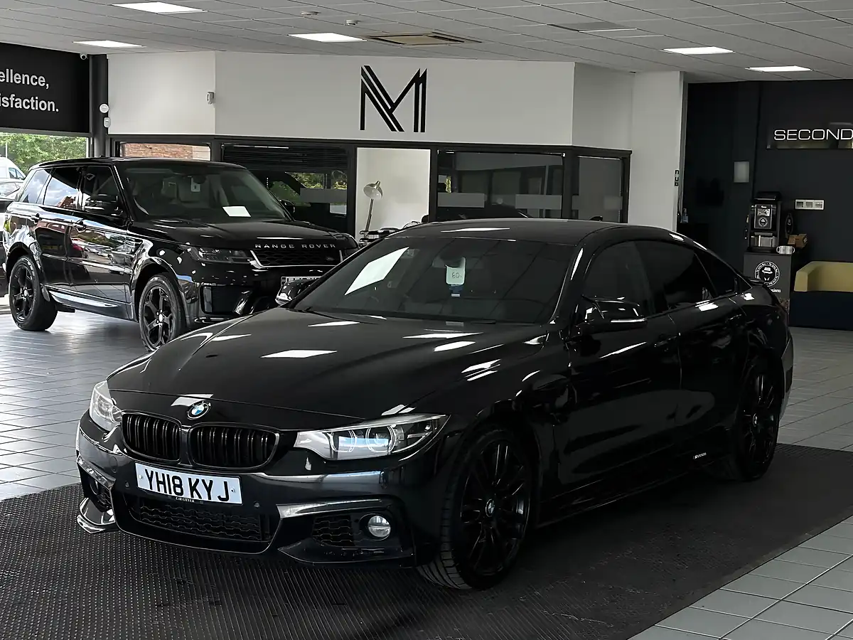 Used 2018 BMW 4 Series Gran Coupe M Sport Black - Interior and Exterior details 7