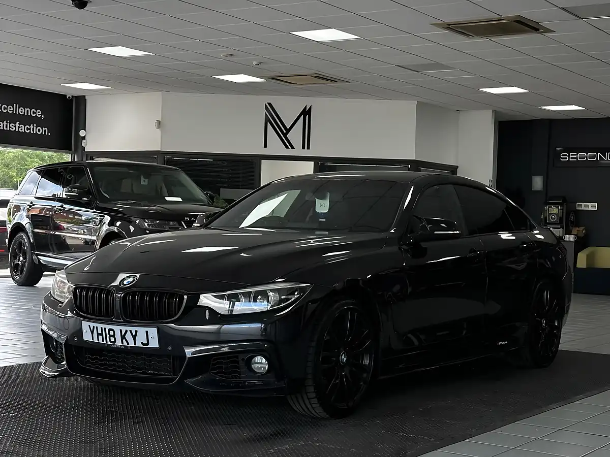 Used 2018 BMW 4 Series Gran Coupe M Sport Black - Interior and Exterior details 8
