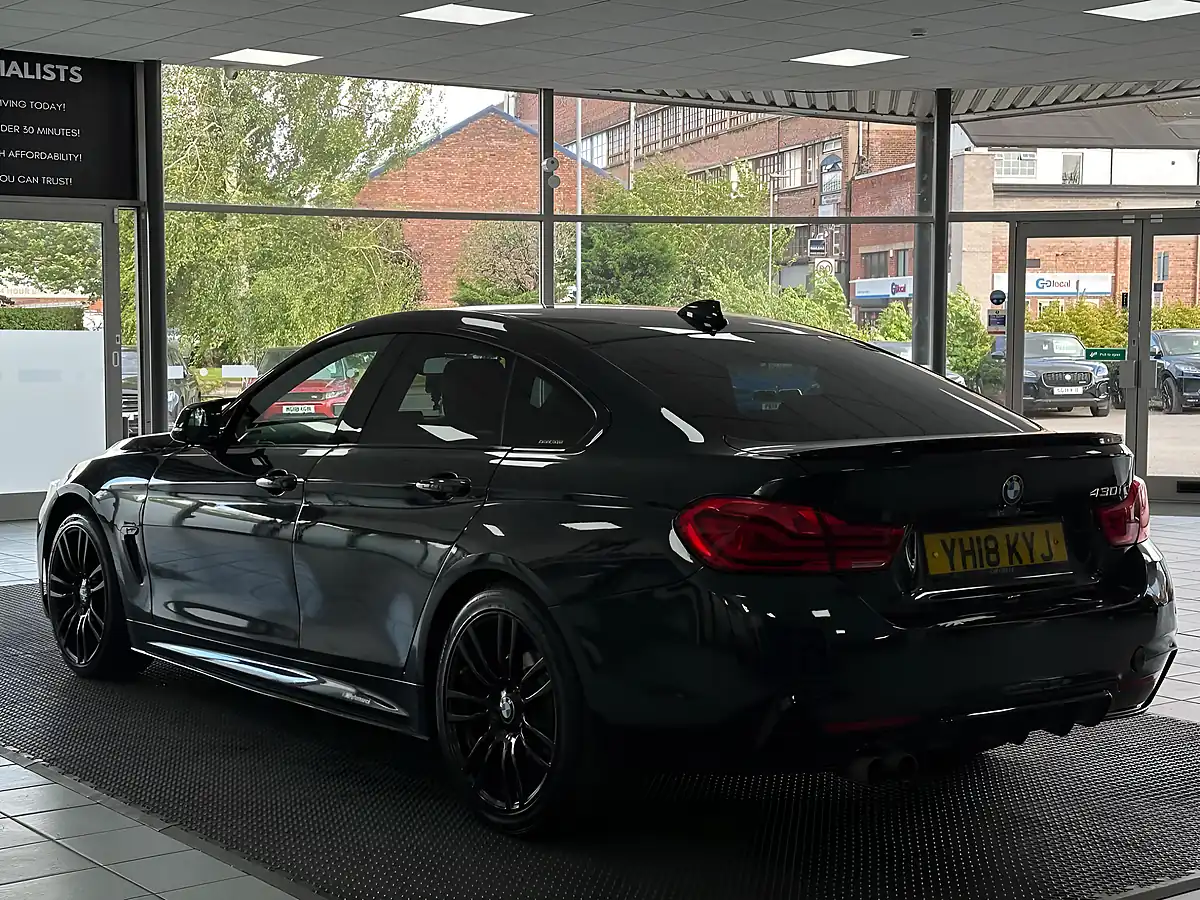 Used 2018 BMW 4 Series Gran Coupe M Sport Black - Interior and Exterior details 9