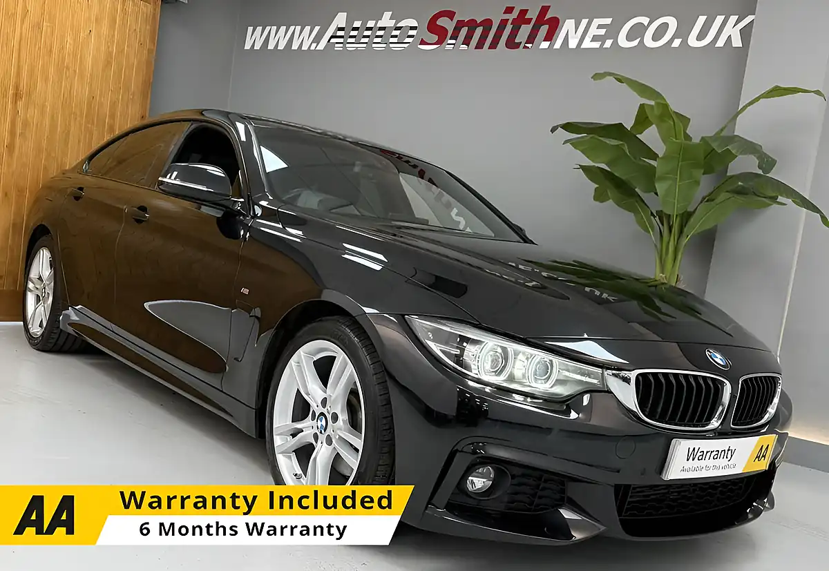 Used 2018 BMW 4 Series Gran Coupe M Sport Black - Front View
