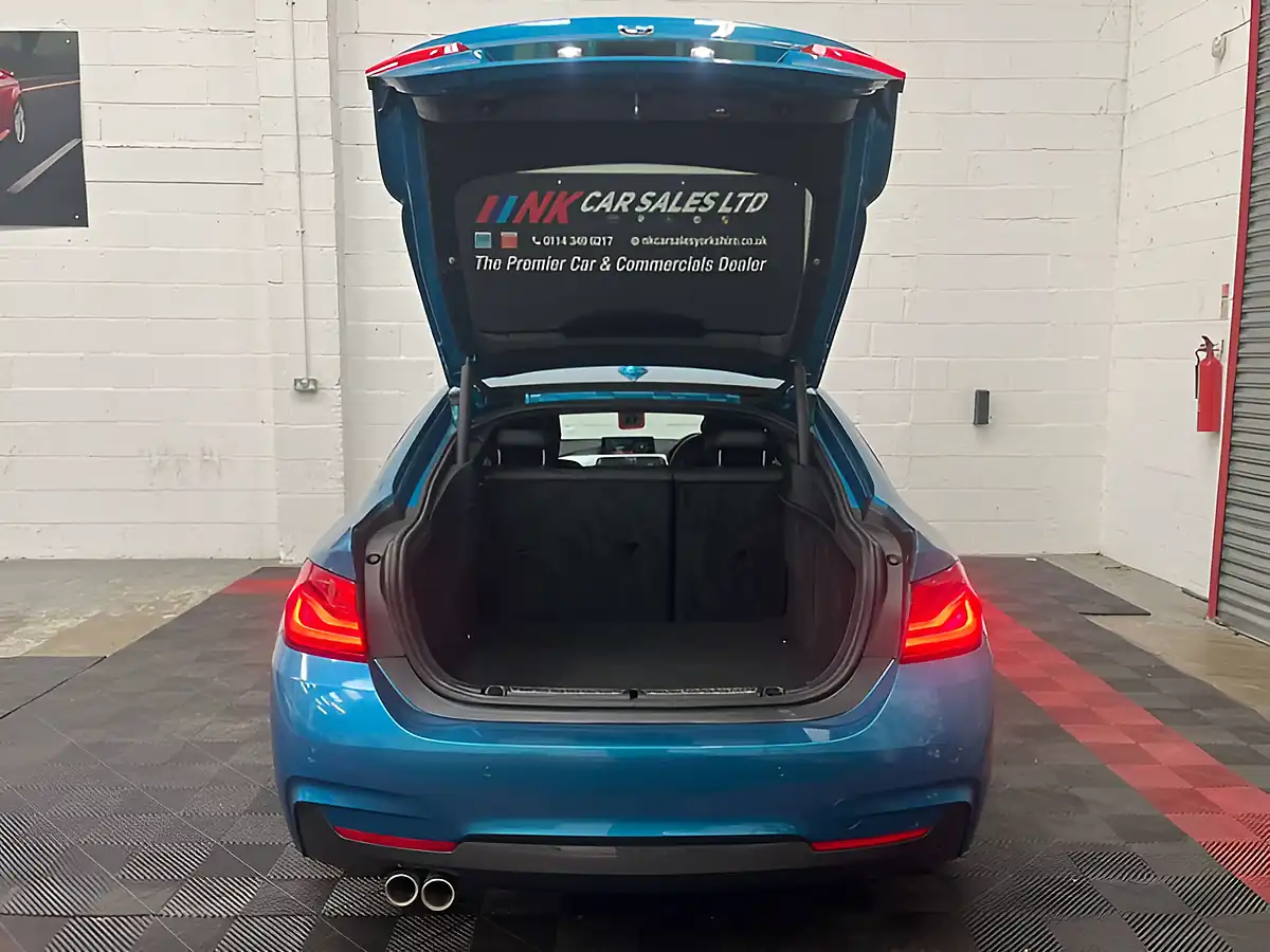 Used 2018 BMW 4 Series Gran Coupe M Sport Blue - Interior and Exterior details 11