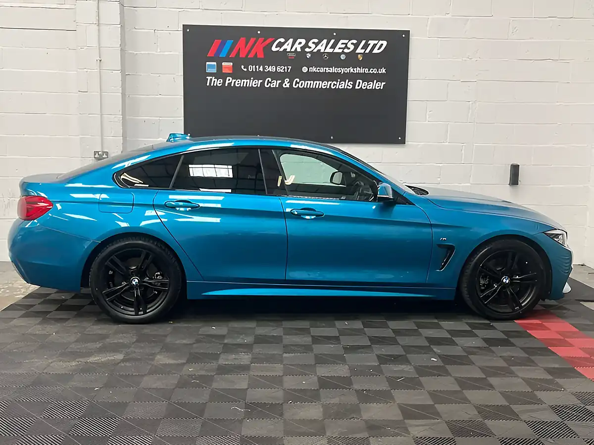 Used 2018 BMW 4 Series Gran Coupe M Sport Blue - Interior and Exterior details 2