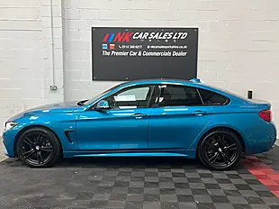 Used 2018 BMW 4 Series Gran Coupe M Sport Blue - Interior and Exterior details 3