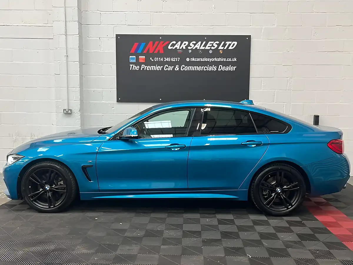 Used 2018 BMW 4 Series Gran Coupe M Sport Blue - Interior and Exterior details 3
