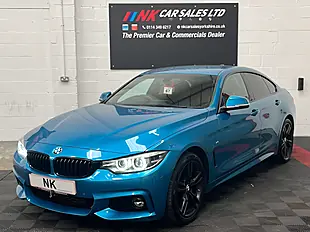 Used 2018 BMW 4 Series Gran Coupe M Sport Blue - Interior and Exterior details 4