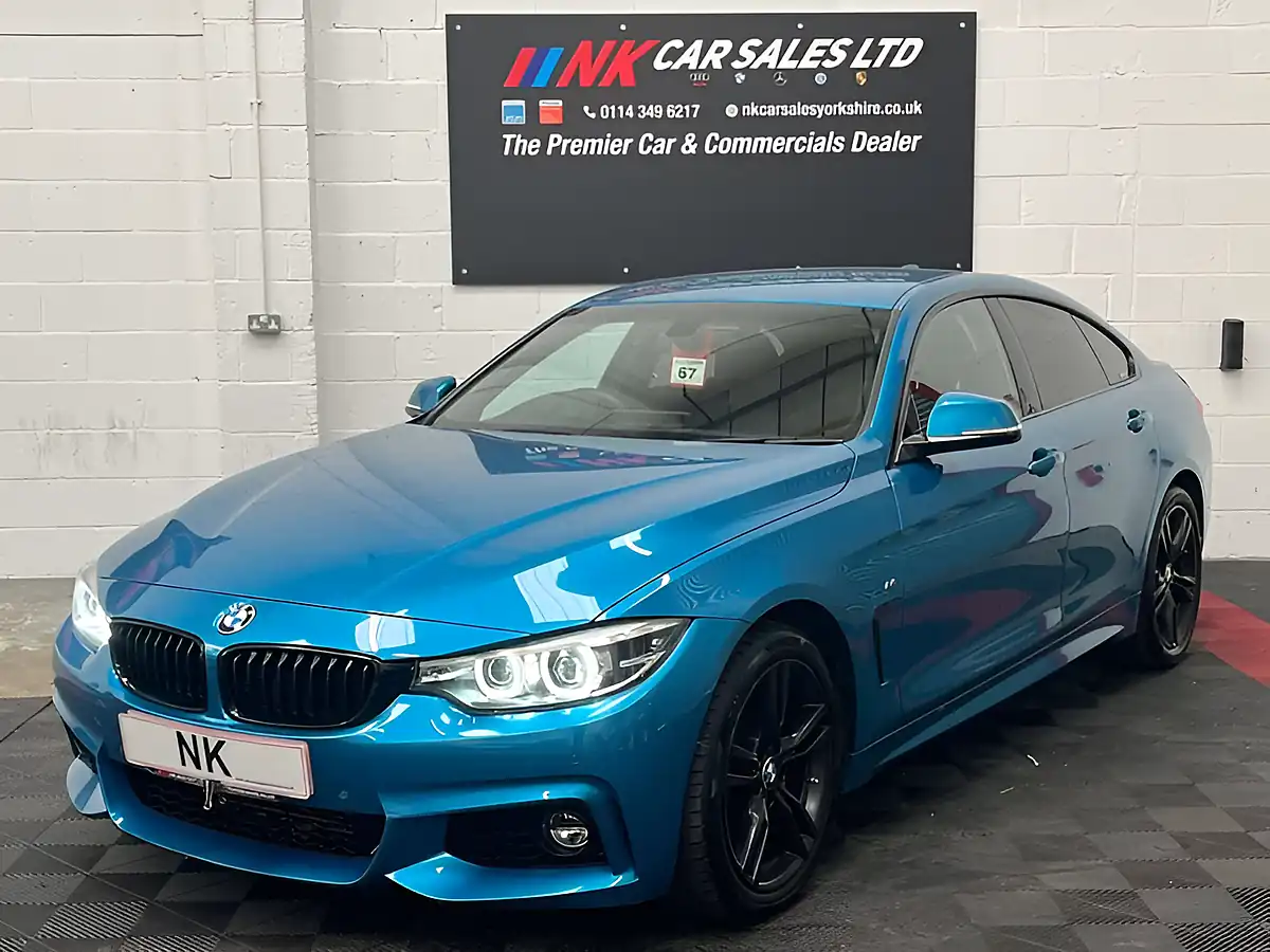 Used 2018 BMW 4 Series Gran Coupe M Sport Blue - Interior and Exterior details 4