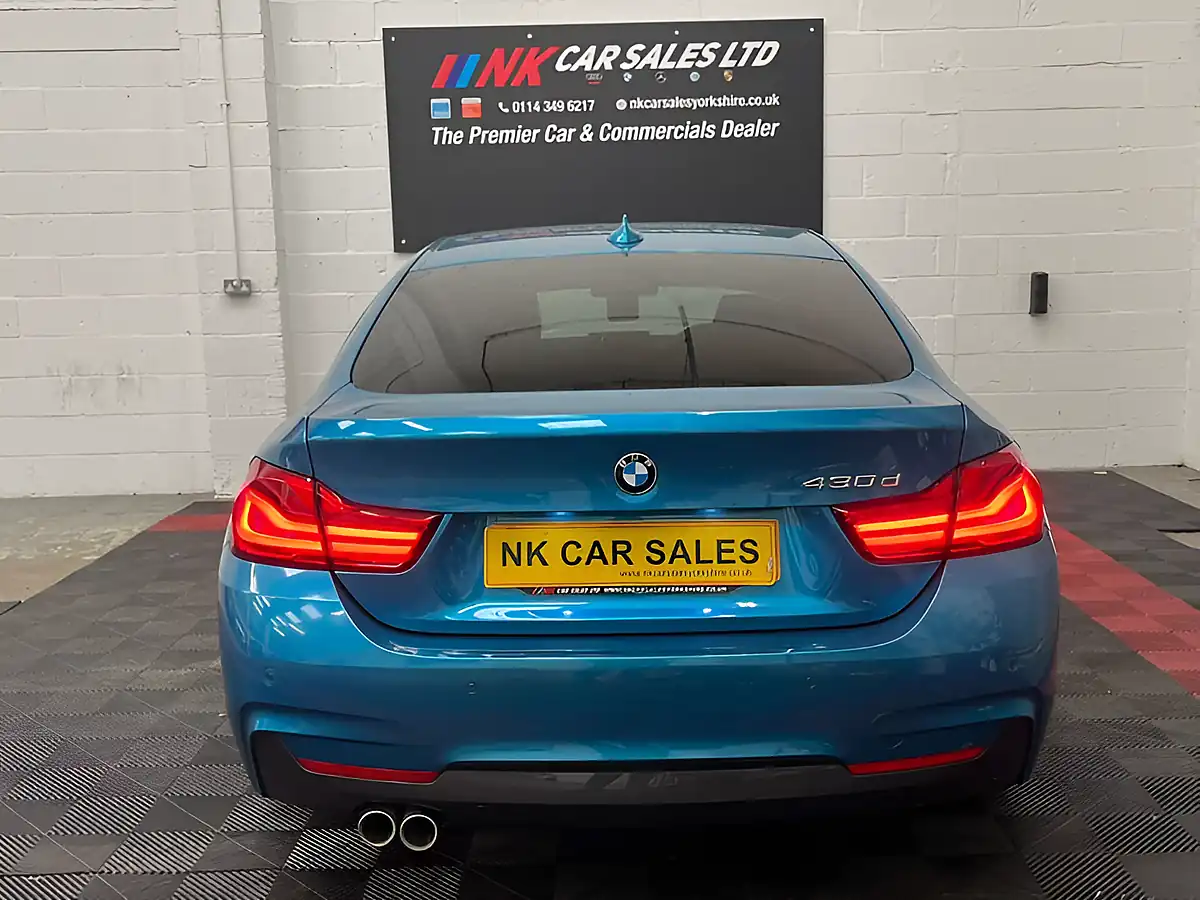 Used 2018 BMW 4 Series Gran Coupe M Sport Blue - Interior and Exterior details 5
