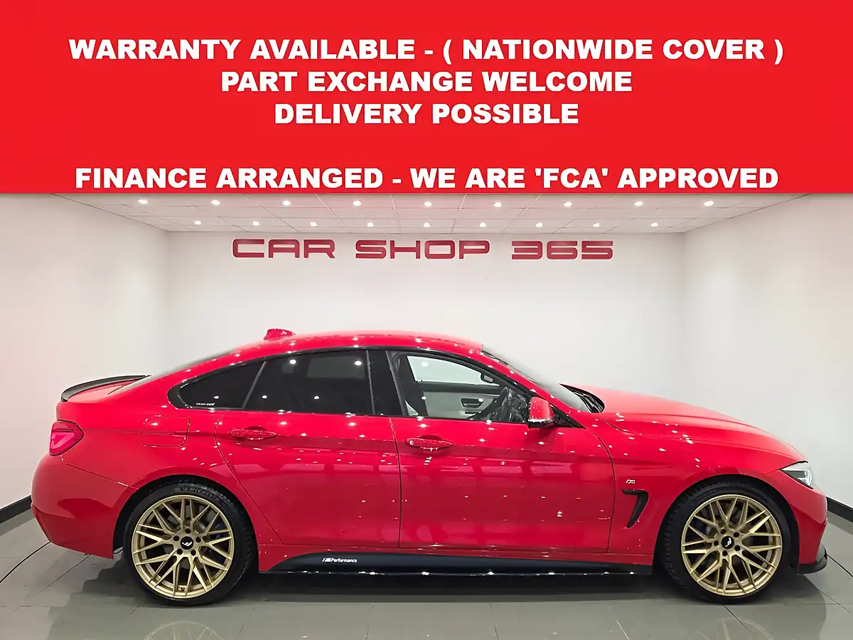 Used 2018 BMW 4 Series Gran Coupe M Sport Red - Interior and Exterior details 3