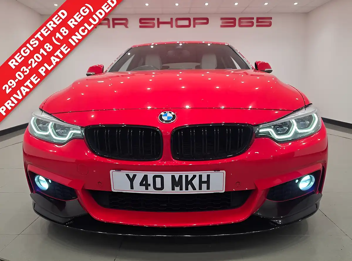 Used 2018 BMW 4 Series Gran Coupe M Sport Red - Interior and Exterior details 4