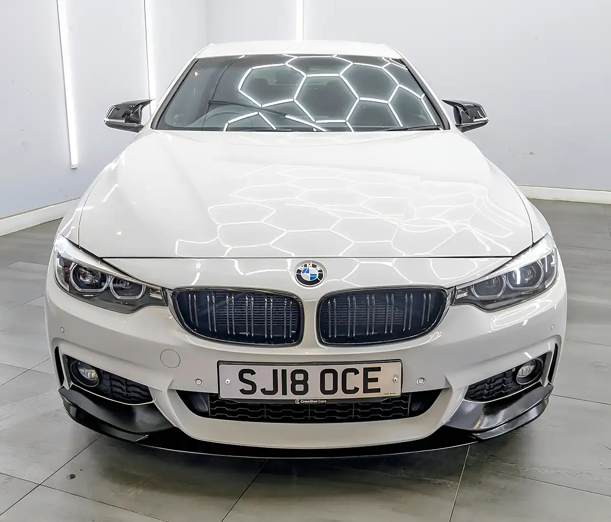 Used 2018 BMW 4 Series Gran Coupe M Sport White - Interior and Exterior details 4