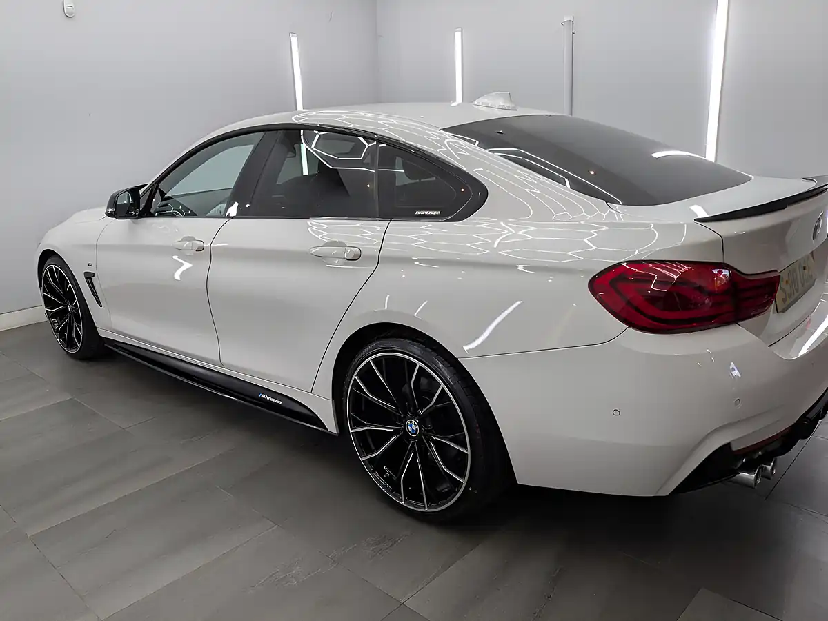 Used 2018 BMW 4 Series Gran Coupe M Sport White - Interior and Exterior details 6