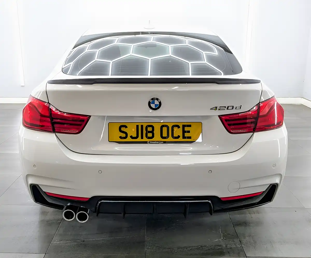 Used 2018 BMW 4 Series Gran Coupe M Sport White - Interior and Exterior details 7