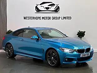 Used 2018 BMW 4 Series M Sport Blue - Interior and Exterior details 10
