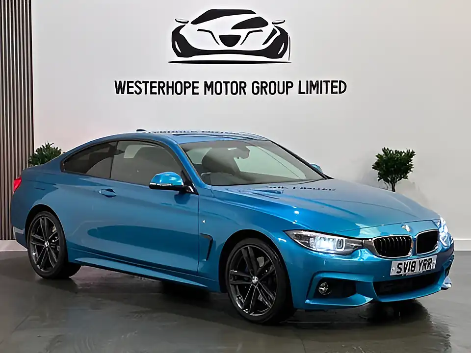 Used 2018 BMW 4 Series M Sport Blue - Interior and Exterior details 10