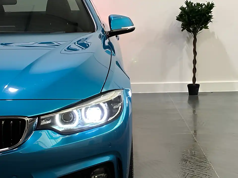 Used 2018 BMW 4 Series M Sport Blue - Interior and Exterior details 11