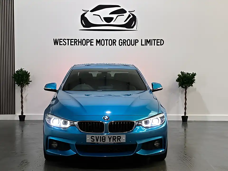Used 2018 BMW 4 Series M Sport Blue - Interior and Exterior details 12