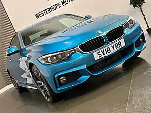 Used 2018 BMW 4 Series M Sport Blue - Interior and Exterior details 16