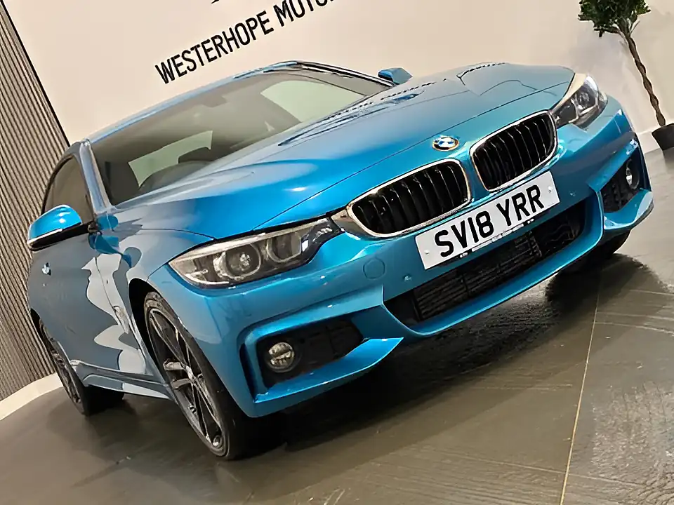 Used 2018 BMW 4 Series M Sport Blue - Interior and Exterior details 16