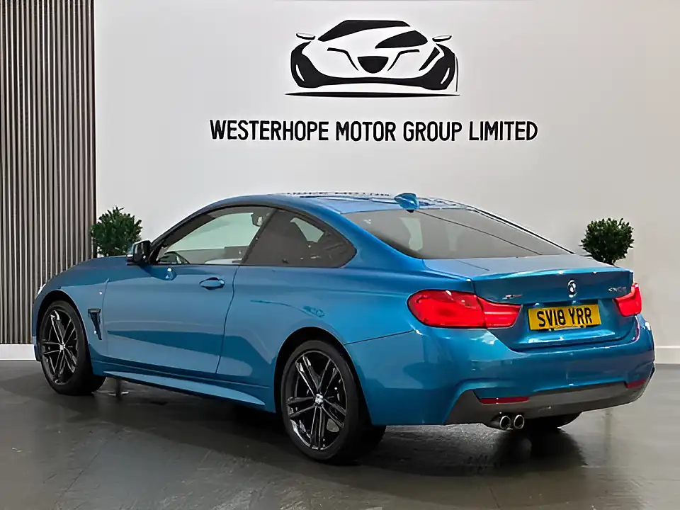 Used 2018 BMW 4 Series M Sport Blue - Interior and Exterior details 19