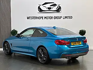 Used 2018 BMW 4 Series M Sport Blue - Interior and Exterior details 2