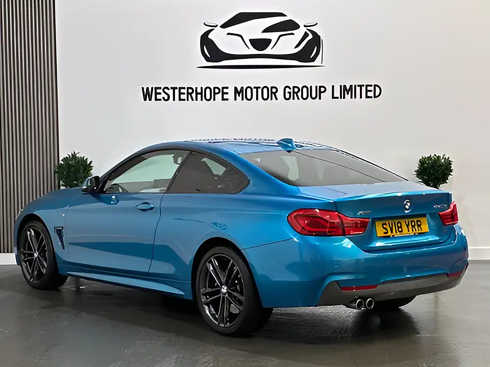 Used 2018 BMW 4 Series M Sport Blue - Interior and Exterior details 2