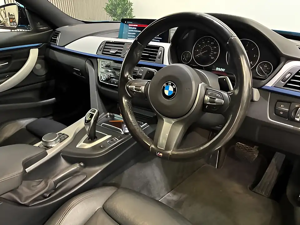 Used 2018 BMW 4 Series M Sport Blue - Interior and Exterior details 3