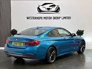 Used 2018 BMW 4 Series M Sport Blue - Interior and Exterior details 4