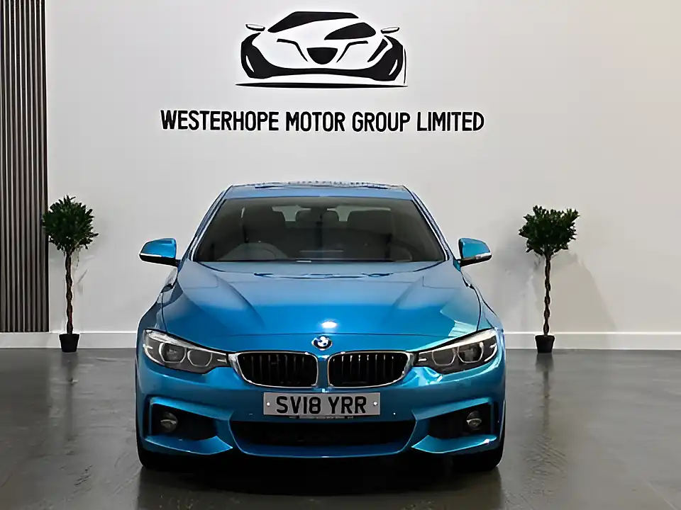 Used 2018 BMW 4 Series M Sport Blue - Interior and Exterior details 7