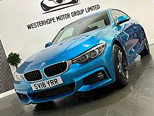 Used 2018 BMW 4 Series M Sport Blue - Interior and Exterior details 8
