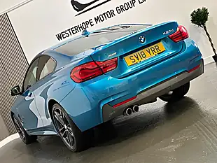 Used 2018 BMW 4 Series M Sport Blue - Interior and Exterior details 9