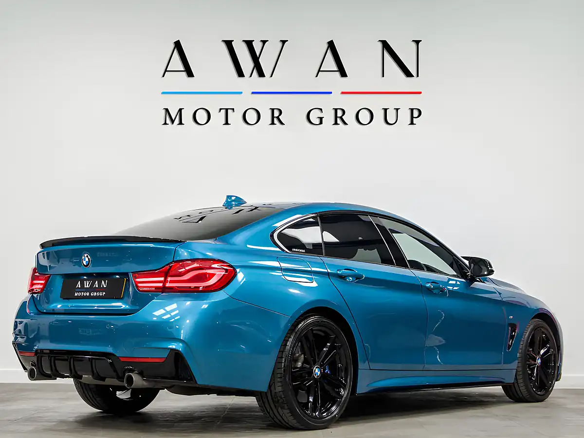 Used 2018 BMW 4 Series M Sport Blue - Interior and Exterior details 6