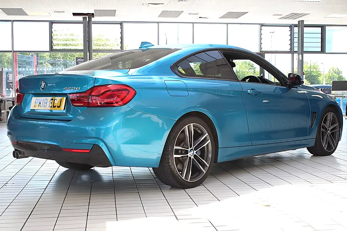 Used 2018 BMW 4 Series M Sport Estoril Blue - Interior and Exterior details 13