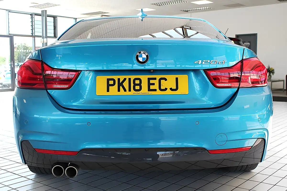 Used 2018 BMW 4 Series M Sport Estoril Blue - Interior and Exterior details 17