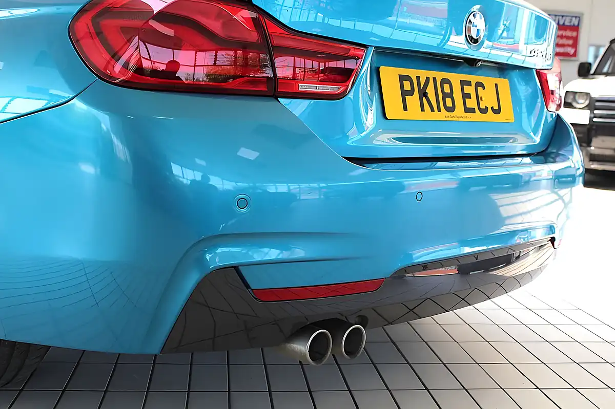 Used 2018 BMW 4 Series M Sport Estoril Blue - Interior and Exterior details 18