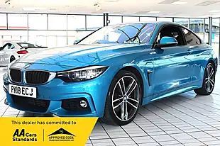 Used 2018 BMW 4 Series M Sport Estoril Blue - Interior and Exterior details 2